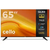 Cello QLED 65 Zoll 4K UHD (3840 × 2160) Smart LED Fernsher mit Triple-Tuner, Pitch Perfect Sound System, WLAN, Bluetooth mit Tizen OS by Samsung