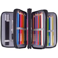 Elkuaie Federmäppchen für 72 Stifte, Etui für Schule, Büro und Kunst