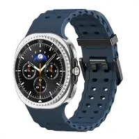IMoshion Ocean Silikonarmband für Samsung Galaxy Watch 9 (40/44mm) / Watch 8 (40/44mm) / Classic (46mm) - Dunkelblau