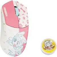 WLMouse x FEIRENZAI Beast G Mini kabellose Gaming-Maus, 8.000Hz - gelb/pink