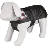 Trixie Hundemantel Paris, Hund, Mantel, M, Schwarz, Nylon, Einfarbig