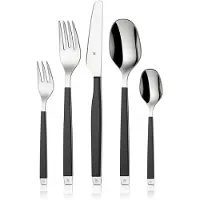 WMF Emotion, 30-teiliges Besteck-Set, für 6 Personen, Cromargan hochwertiger Ed