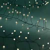Kaemingk Lumineo Lichterkette Compact Twinkle 360 LED warmweiß außen 4,5 m schwarz