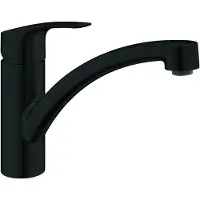 GROHE Eurosmart Einhand-Spültischarmatur, Ausladung 227mm, schwenkbar, 332812433, Farbe: Matt Black