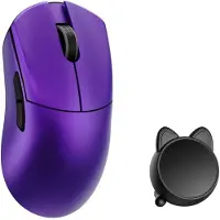 WLMouse HUAN Stainless Magnesium Alloy / Wireless 8K - Gaming Maus (Lila)