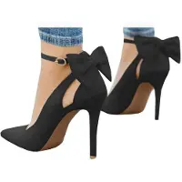 Merkloos Damen High Heels Dünner Absatz - Pumps - Sandalen - Slipper - Modische Schuhe - Größe 37-40 - Elegante Texturen