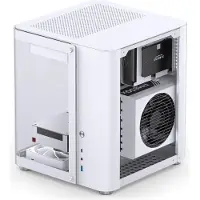 Jonsbo TK-1 2.0, Mini Tower, PC, Weiß, ITX, micro ATX, Stahl, Gehärtetes Glas, Gaming