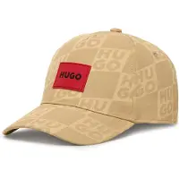 HUGO Kids Cap aus Baumwoll-Twill mit Stack-Logos Grösse 52