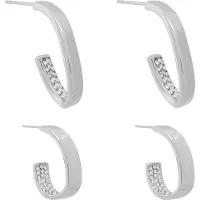 GUESS Ohrringe JUBE06 434JW Silberfarben