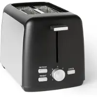 Amazon Basics Basics Toaster Küchengeräte 2 Scheiben 7 Bräunungsstufen Herausnehmbar einfach reinigen schnell