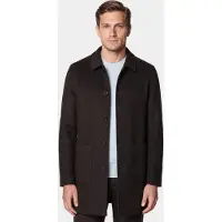 Profuomo Herren Overshirts Overshirt Wo Basic - Bruin - Größe L