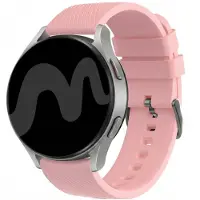 IMoshion Flexibles Silikonarmband - Universelle 20 mm Anschluss - Rosa