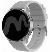 IMoshion Flexibles Silikonarmband - Universelle 20 mm Anschluss - Grau