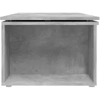 vidaXL Couchtisch Betongrau 150x50x35 cm Holzwerkstoff