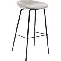Kick Collection Barhocker Riga - 80cm - Grau - - Erhältlich in vielen Farben