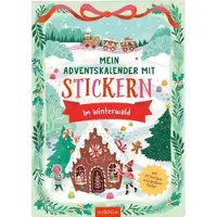 Sonstige Verlage Mein Adventskalender mit Stickern - Im Winterwald