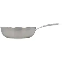 Livoo Edelstahl-Wok – – MEP162 – ca. 28 cm – Edelstahl – Für alle Herdarten geeignet, inklusive Induktion und Backofen – Hergestellt in Frankreich