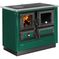Justus | Küchenofen | Rustico-90 2.0 | 7 kW | Grün, rechts