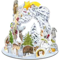 Sonstige Verlage Steck-Adventskalender 'Tiere im Winter'