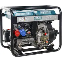 Könner&Sohnen Diesel Stromerzeuger Notstromaggregat 4-Takt 6,5kW 14 PS K&S KS 8100HDE-1/3 ATSR
