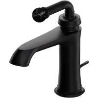Steinberg Serie 355 Metamorphosis Waschtisch-Einhebelmischer, mit Ablaufgarnitur, Ausladung 130mm, 3551000S, Farbe: Matt Black