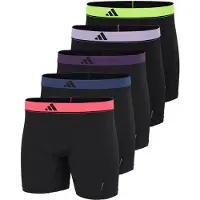 Adidas Originals Herren Boxershorts, 5er Pack - Trunks, Active Micro Flex, Logo, einfarbig
