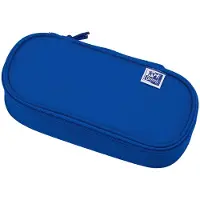 Oxford Schlamperbox oval gross 23x8x6cm blau