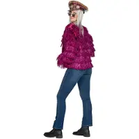 Coppens Festival Lametta Jacke für Damen pink