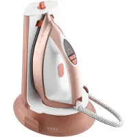 Sencor Dampfbügeleisen mit Dampfstation 3200 W 5,5 Bar Keramiksohle 1,3 l Gold