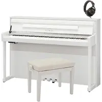 Kawai CA901 Digitalpiano-Bundle Weiß satiniert