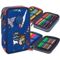 CoolPack Jumper 2 Doppel-Etui mit Zubehör Weltraum
