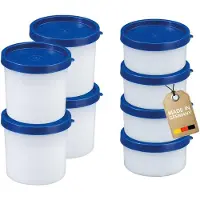 Westmark 8 Kräuter-/Gefrierdosen, inkl. Deckel, Füllvolumen: 4x100ml, 4x200ml, s