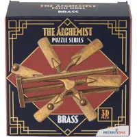 Recent toys Denksportaufgabe The Alchemist aus Messing - kniffliges Puzzle