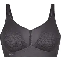 Anita Sport-BH "Sport BH air control DeltaPad", Damen, Gr. 80, Cup G, grau (anthrazit), Stoff, Obermaterial: 49% Polyamid PA. 39% Polyester PES. 12% Elasthan EL., BHs Sport-BH