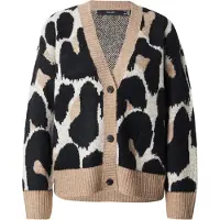 Vero Moda Cardigan in Creme/ Beige/ Schwarz - XL