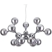 Ideal Lux Pendelleuchte Nodi Chrom 15-flg. Chrom 200491 Rund