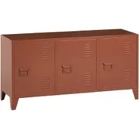 Beliani Büroschrank CARDIFF in Braun - (W) 120 x (H) 60 x (L) 40 cm | Gr.: onesize