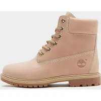 Timberland - Wasserdichte Lederstiefel - Premium 6" Lace Up Boot W Light Pink Full Grain für Damen aus Leder - Größe 6,5 US - Rosa