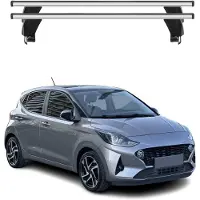 Menabo Dachträger Grundtäger für Hyundai i10 2019-2025 ABE Aluminium Silber 2tlg