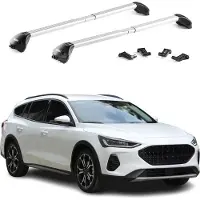 Aurilis Dachträger Relingträger für Ford Focus IV Active Wagon 2019-2025 Alu Grau 2x ABE