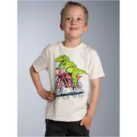 Trigema T-Shirt "T-Shirt mit Dino Motiv "No Risk No Fun" 1