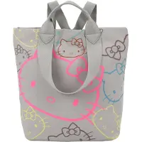 Fritzi aus Preußen Schultertasche Freizeitrucksack JU Hello Kitty Limited Outline Sky Pale Cat hellgrau