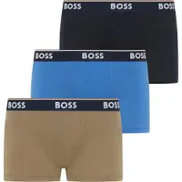 BOSS Packung, 3 Stk. aus Stretch-Baumwolle mit Logo-Bund, mittlere Bundhöhe