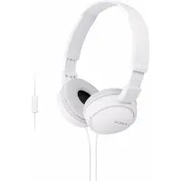 Sony MDR-ZX110AP, Kabelgebunden, 12 - 22000 Hz, Anrufe/Musik, 120 g, Kopfhörer, Weiß