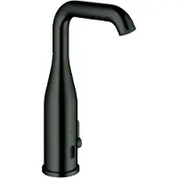 GROHE Essence E Infrarot-Elektronik für den Waschtisch, Ausladung 161mm, Batteriebetrieb 6V, verschiedene Programme, mit Mischung, 36445AL0, Farbe: Hard graphite gebürstet