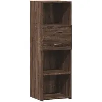vidaXL Highboard Braun Eichen-Optik 40x42,5x124 cm Holzwerkstoff