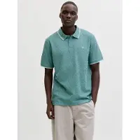 Jack & Jones "JJEAUSTIN POLO SS NOOS" Materialmix, regular fit