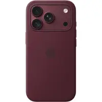 Apple Original iPhone 18 Pro Hülle - Silikon - Backcover/Soft Case - Dunkelrot