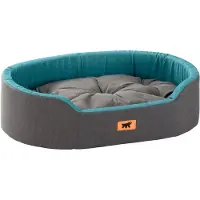 Ferplast Hundebett Dandy, abnehmbares, waschbares Kissen, Baumwollbezug mit weic