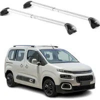 Aurilis Dachträger Grundtäger für Citroen Berlingo 2008-2025 100kg Alu Silber 2 tlg ABE